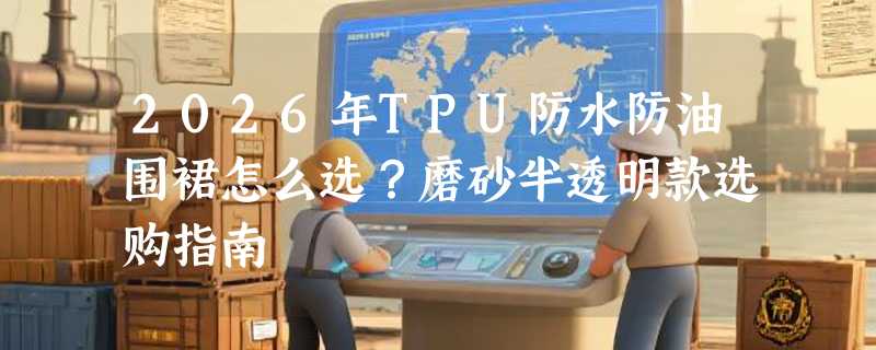 2026年TPU防水防油围裙怎么选？磨砂半透明款选购指南
