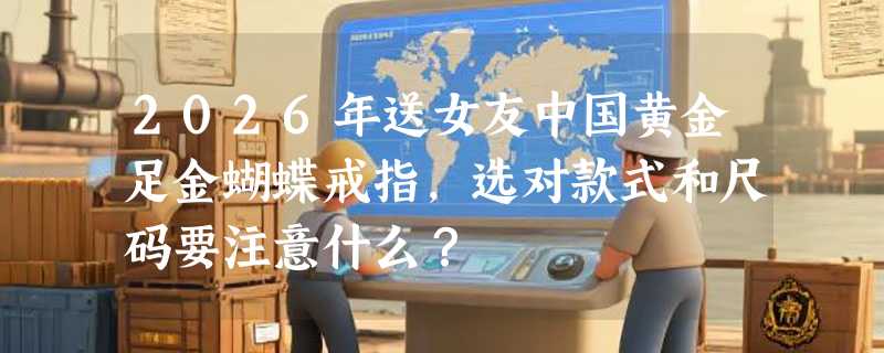 2026年送女友中国黄金足金蝴蝶戒指，选对款式和尺码要注意什么？