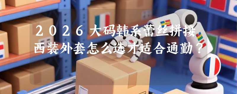 2026大码韩系蕾丝拼接西装外套怎么选才适合通勤？