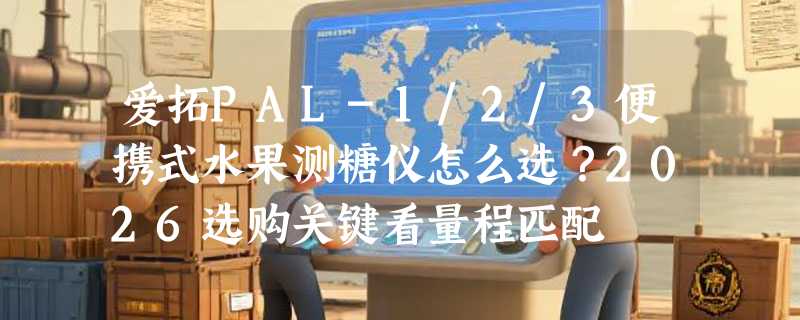 爱拓PAL-1/2/3便携式水果测糖仪怎么选？2026选购关键看量程匹配