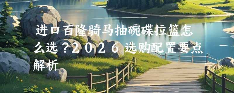 进口百隆骑马抽碗碟拉篮怎么选？2026选购配置要点解析