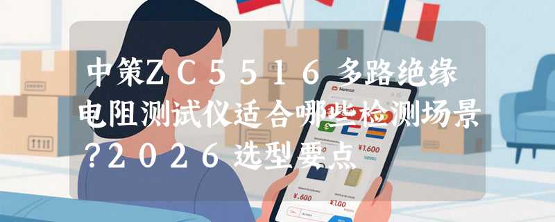 中策ZC5516多路绝缘电阻测试仪适合哪些检测场景？2026选型要点