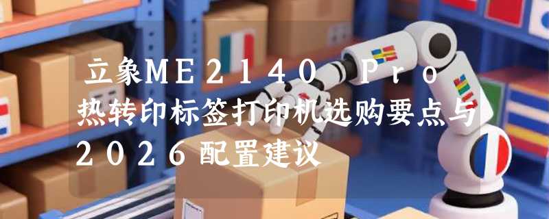 立象ME2140 Pro热转印标签打印机选购要点与2026配置建议