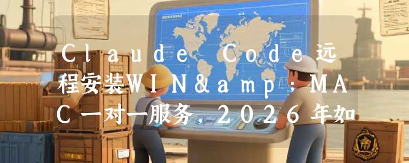 Claude Code远程安装WIN&MAC一对一服务，2026年如何避坑并高效配置？