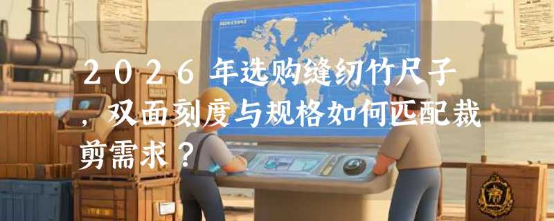 2026年选购缝纫竹尺子，双面刻度与规格如何匹配裁剪需求？