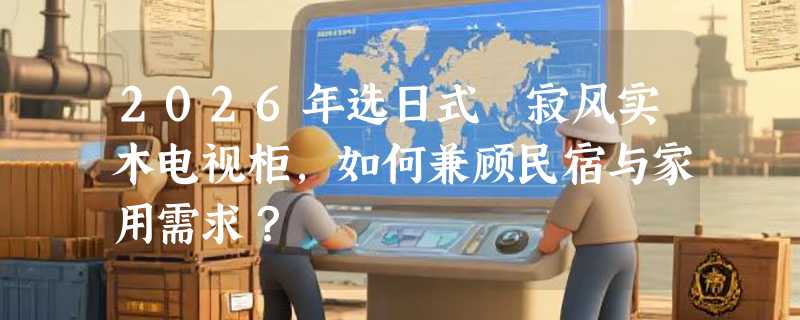 2026年选日式侘寂风实木电视柜，如何兼顾民宿与家用需求？