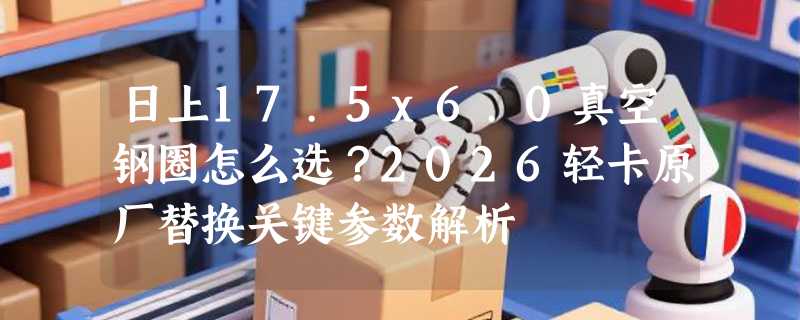 日上17.5x6.0真空钢圈怎么选？2026轻卡原厂替换关键参数解析