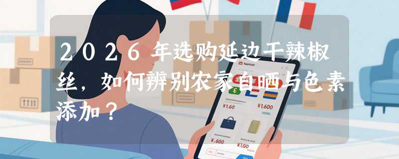 2026年选购延边干辣椒丝，如何辨别农家自晒与色素添加？