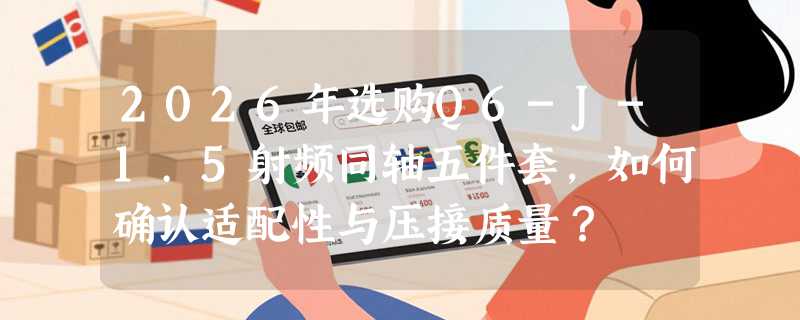 2026年选购Q6-J-1.5射频同轴五件套，如何确认适配性与压接质量？