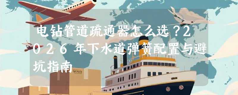 电钻管道疏通器怎么选？2026年下水道弹簧配置与避坑指南