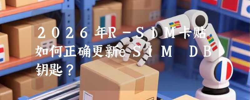 2026年R-SIM卡贴如何正确更新eSIM DB钥匙？