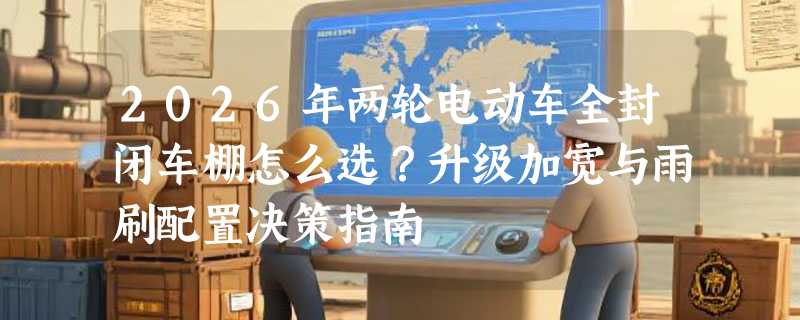 2026年两轮电动车全封闭车棚怎么选？升级加宽与雨刷配置决策指南