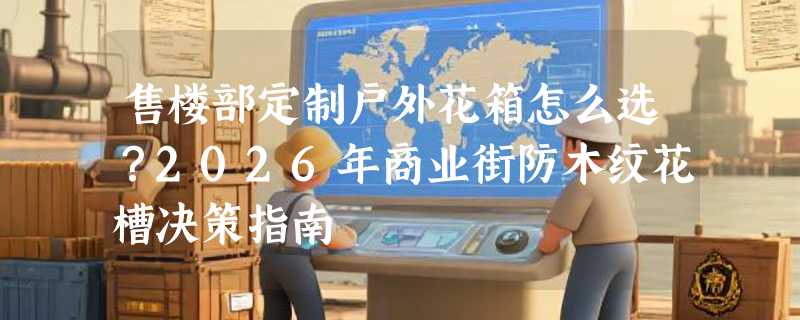 售楼部定制户外花箱怎么选？2026年商业街防木纹花槽决策指南