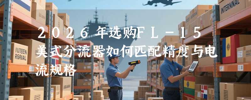 2026年选购FL-15美式分流器如何匹配精度与电流规格