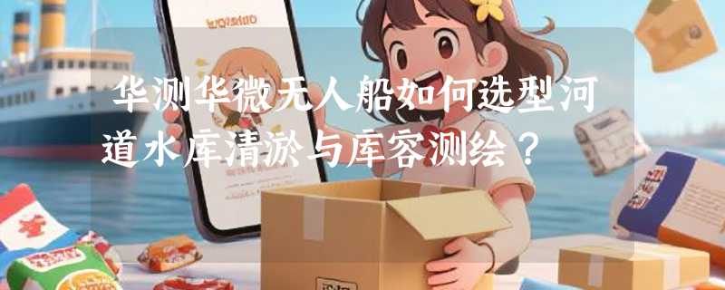 华测华微无人船如何选型河道水库清淤与库容测绘？