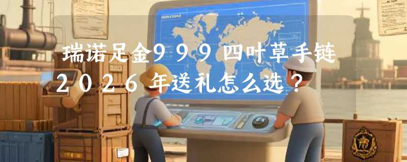 瑞诺足金999四叶草手链2026年送礼怎么选？