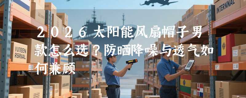 2026太阳能风扇帽子男款怎么选？防晒降噪与透气如何兼顾