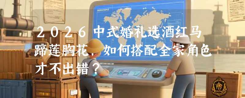 2026中式婚礼选酒红马蹄莲胸花，如何搭配全家角色才不出错？