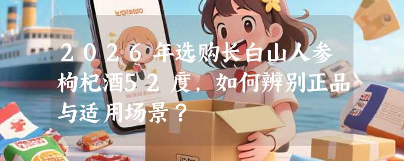 2026年选购长白山人参枸杞酒52度，如何辨别正品与适用场景？