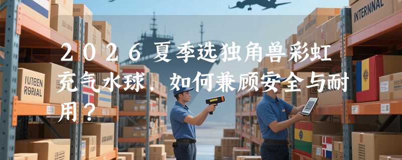 2026夏季选独角兽彩虹充气水球，如何兼顾安全与耐用？