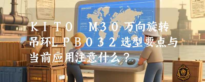 KITO M30万向旋转吊环LPB032选型要点与当前应用注意什么？