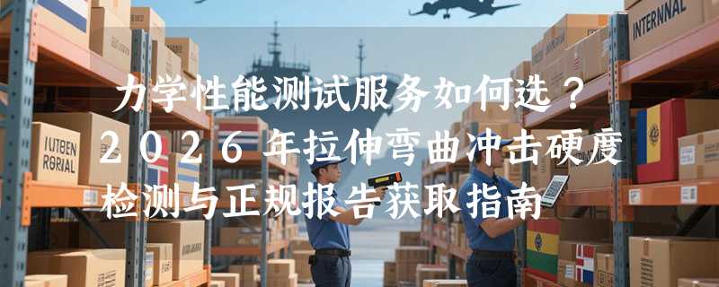 力学性能测试服务如何选？2026年拉伸弯曲冲击硬度检测与正规报告获取指南