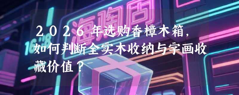 2026年选购香樟木箱，如何判断全实木收纳与字画收藏价值？