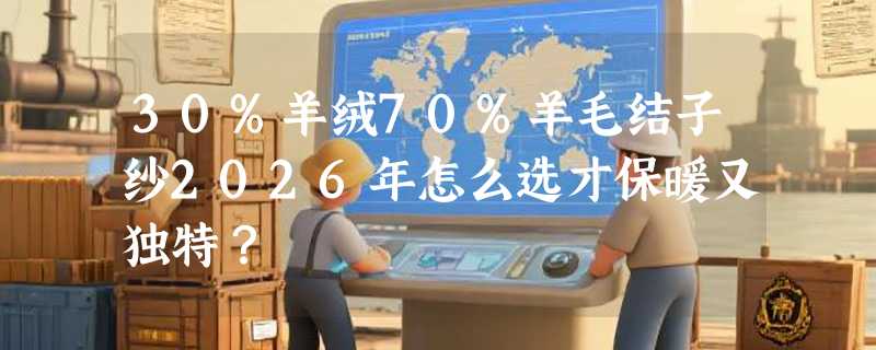 30%羊绒70%羊毛结子纱2026年怎么选才保暖又独特？
