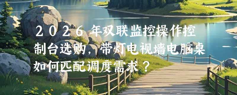2026年双联监控操作控制台选购，带灯电视墙电脑桌如何匹配调度需求？