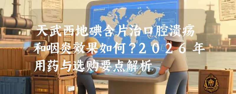 天武西地碘含片治口腔溃疡和咽炎效果如何？2026年用药与选购要点解析