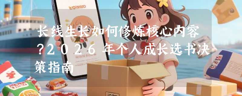 长线生长如何修炼核心内容？2026年个人成长选书决策指南