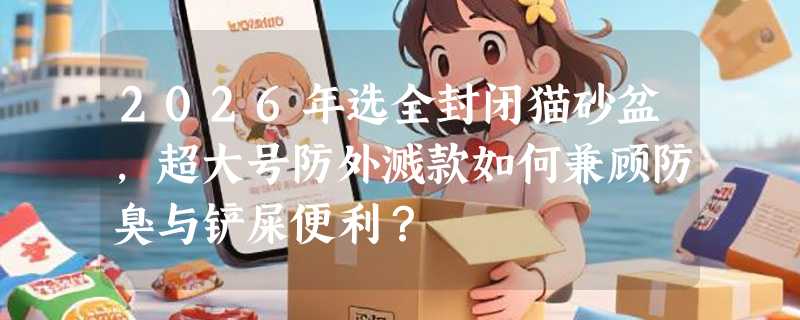 2026年选全封闭猫砂盆，超大号防外溅款如何兼顾防臭与铲屎便利？