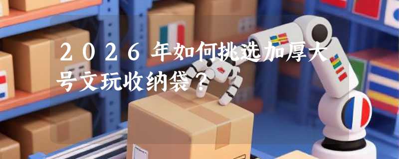 2026年如何挑选加厚大号文玩收纳袋？