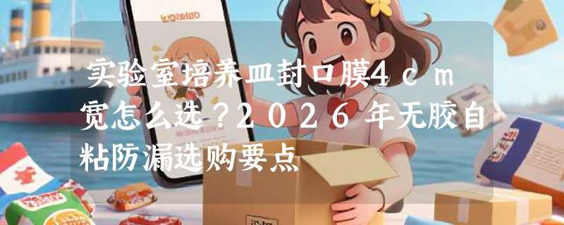 实验室培养皿封口膜4cm宽怎么选？2026年无胶自粘防漏选购要点