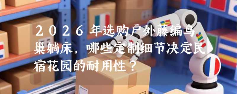 2026年选购户外藤编鸟巢躺床，哪些定制细节决定民宿花园的耐用性？