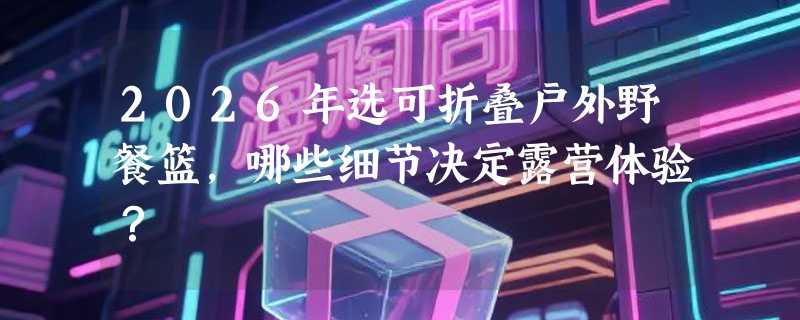 2026年选可折叠户外野餐篮，哪些细节决定露营体验？