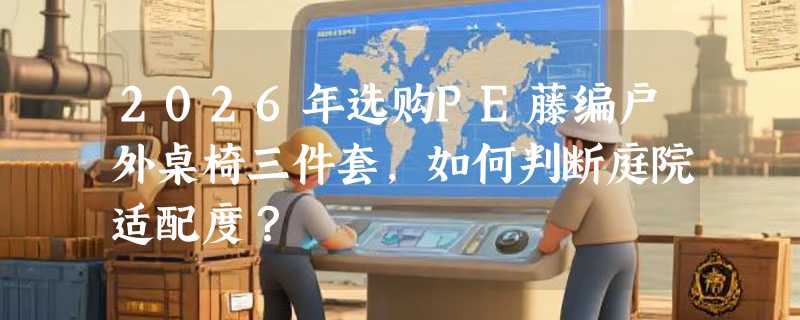 2026年选购PE藤编户外桌椅三件套，如何判断庭院适配度？
