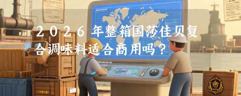 2026年整箱国莎佳贝复合调味料适合商用吗？