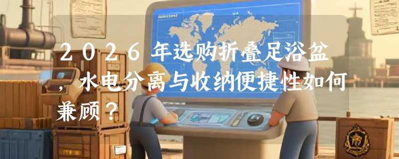2026年选购折叠足浴盆，水电分离与收纳便捷性如何兼顾？