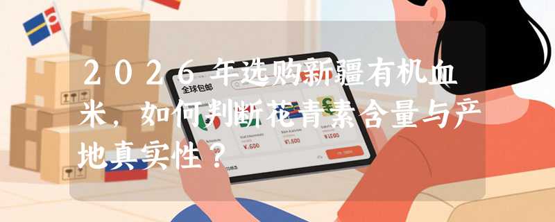 2026年选购新疆有机血米，如何判断花青素含量与产地真实性？
