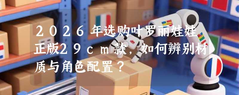 2026年选购叶罗丽娃娃正版29cm款，如何辨别材质与角色配置？