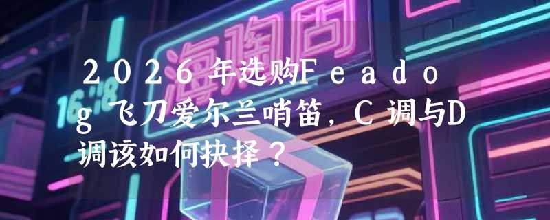 2026年选购Feadog飞刀爱尔兰哨笛，C调与D调该如何抉择？