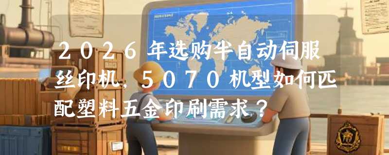 2026年选购半自动伺服丝印机，5070机型如何匹配塑料五金印刷需求？
