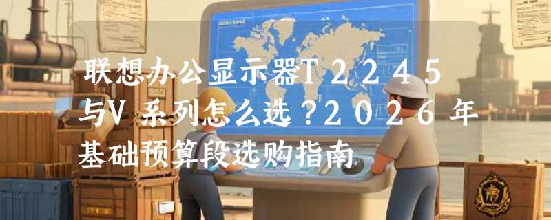 联想办公显示器T2245与V系列怎么选？2026年基础预算段选购指南