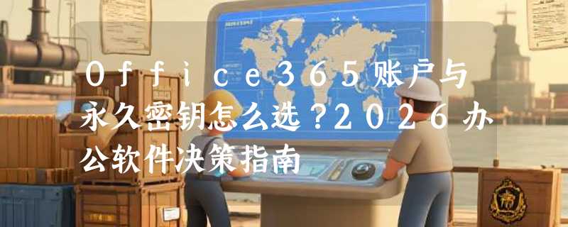 Office365账户与永久密钥怎么选？2026办公软件决策指南