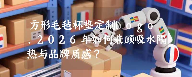 方形毛毡杯垫定制logo，2026年如何兼顾吸水隔热与品牌质感？