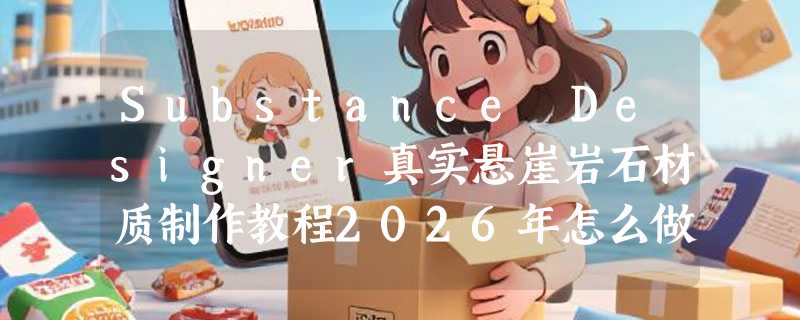 Substance Designer真实悬崖岩石材质制作教程2026年怎么做？