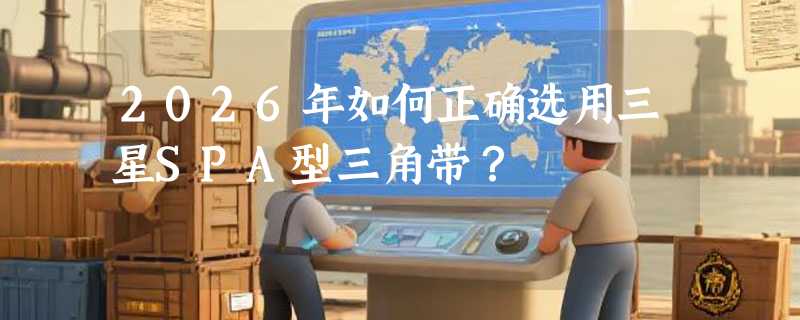 2026年如何正确选用三星SPA型三角带？
