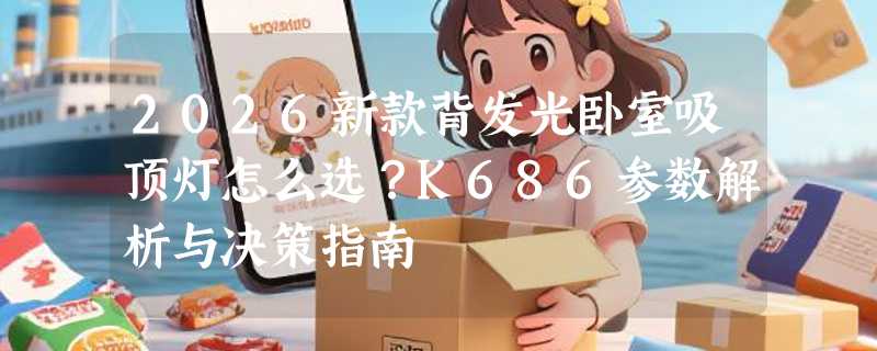 2026新款背发光卧室吸顶灯怎么选？K686参数解析与决策指南