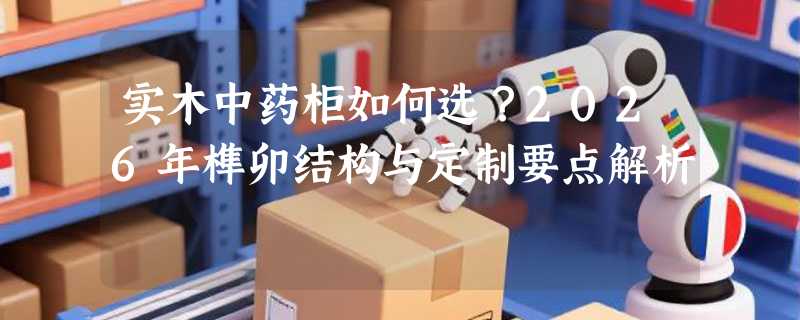 实木中药柜如何选？2026年榫卯结构与定制要点解析